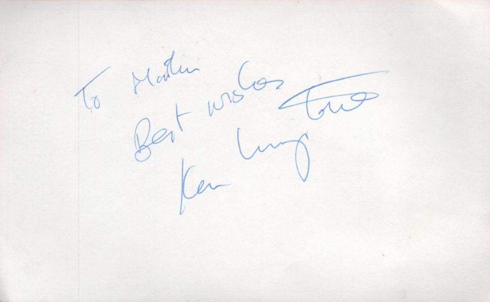 Lot 307: Former London Mayor Ken Livingstone Signed on Reverse...