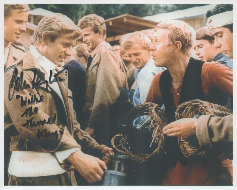 Lot 313: Actor John Leyton Signed 10x8 inch Colour Photo...