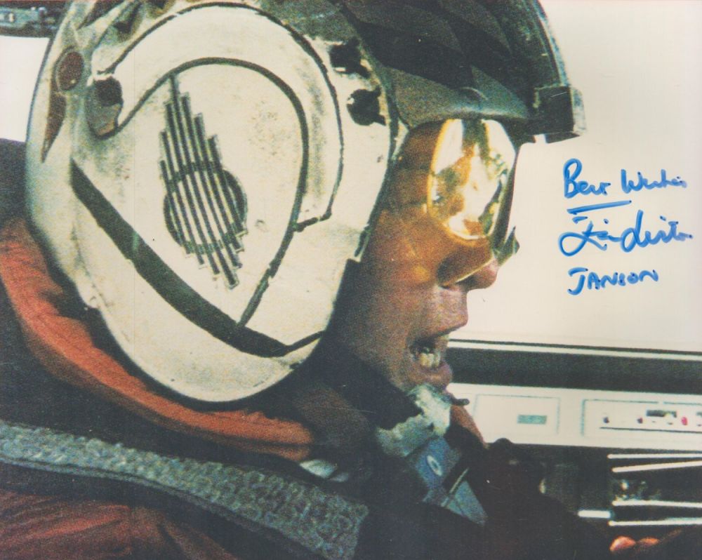 Lot 330: Star Wars Actor Ian Liston (Janson) Signed 10x8...