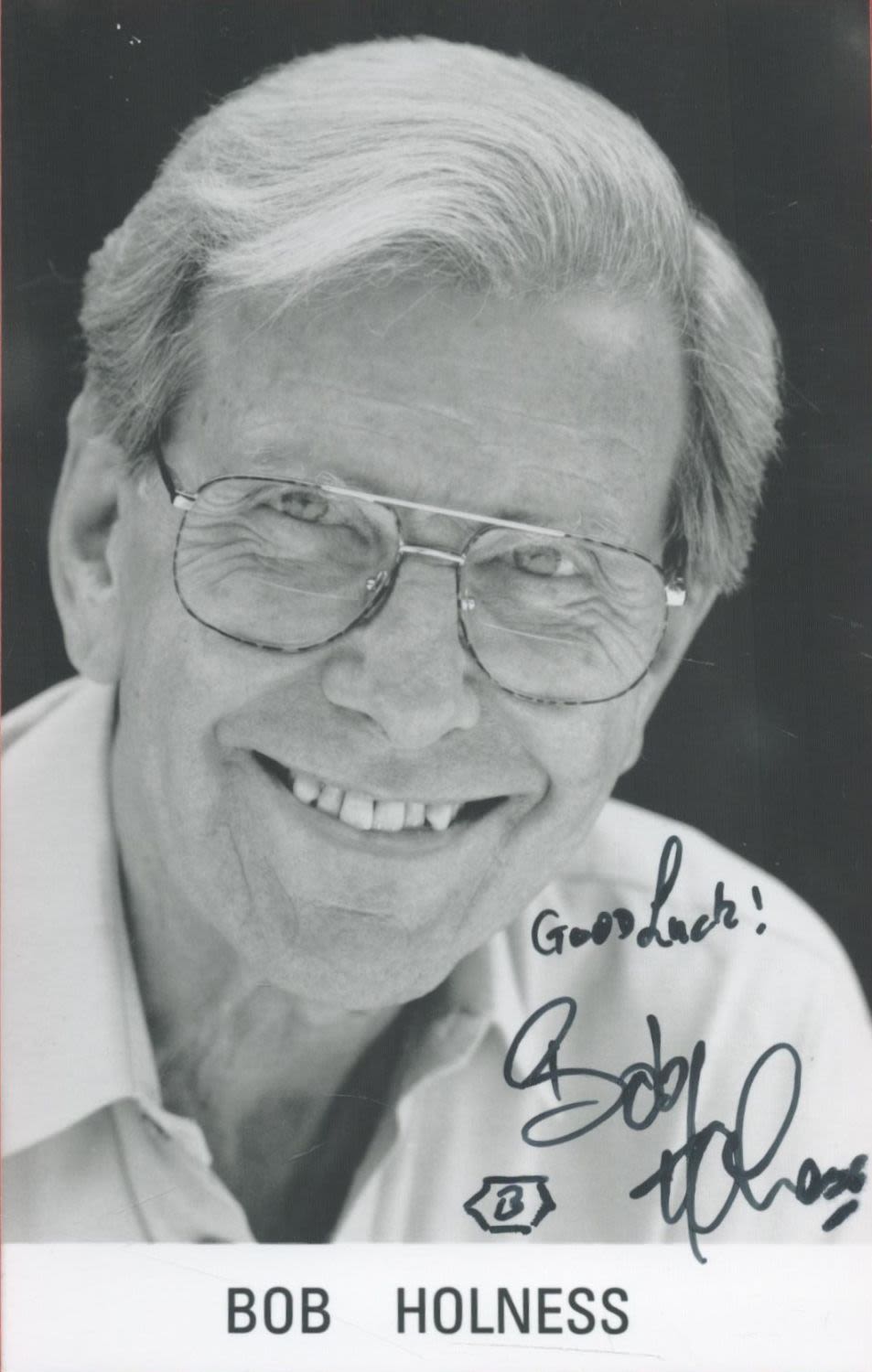Lot 342: British-South African radio and Tv Presenter Bob Holness...