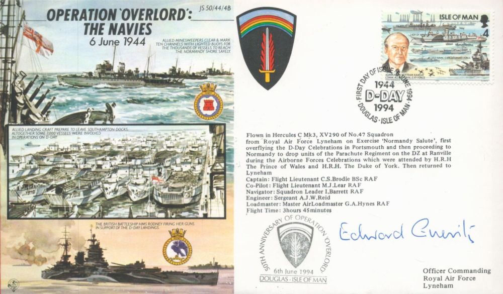 Lot 354: Rear Admiral Edward Gueritz, CB, OBE, DSC and...