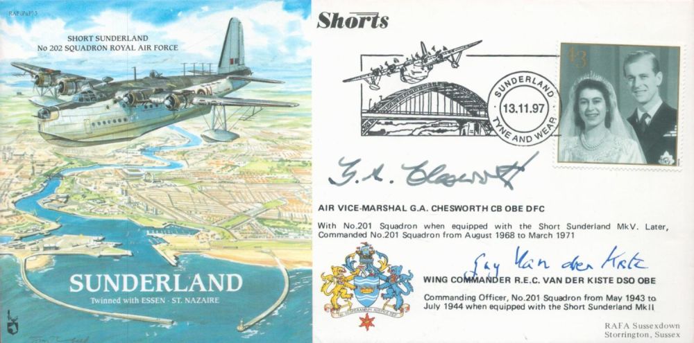 Lot 367: RAF AVM GA Chesworth and Wg Cdr REC...