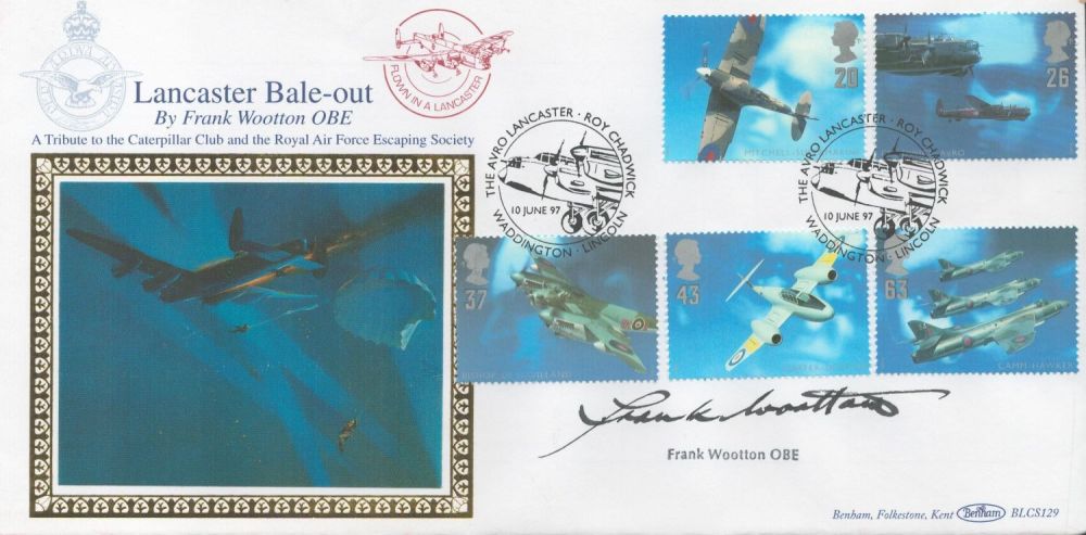 Lot 386: WW2 Aviation Artist Frank Wootton OBE Signed Lancaster...