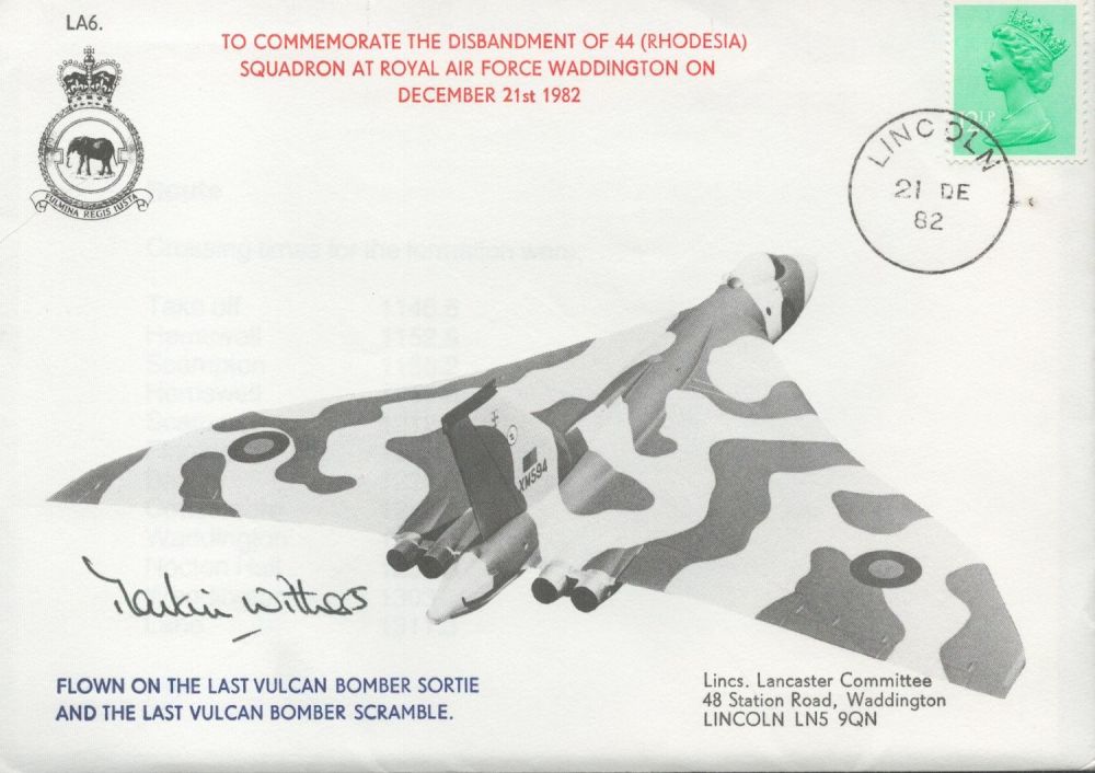 Lot 388: Falklands War Martin Withers Signed Commemorate the Disbandment...
