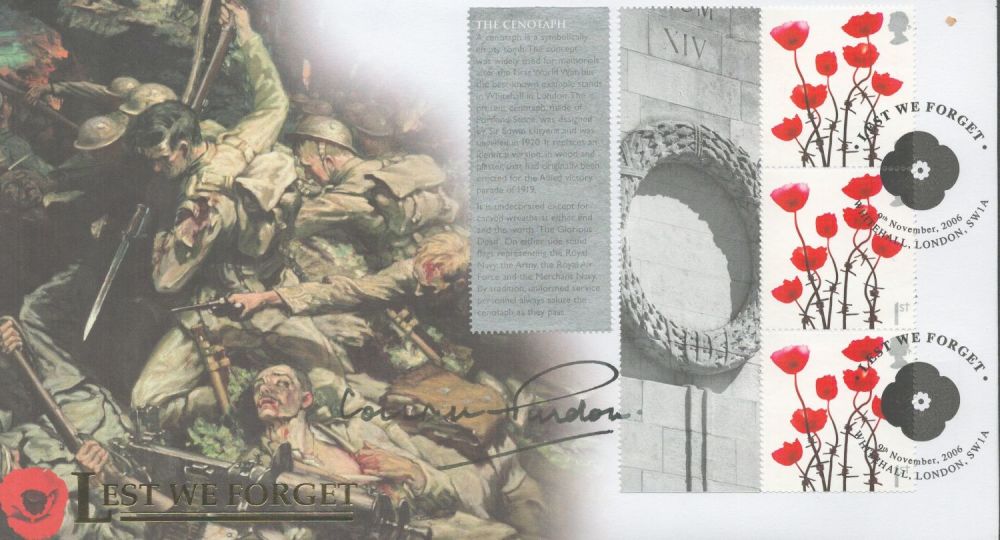 Lot 397: Major-General Corran Purdon CBE MC CPM Signed Lest...