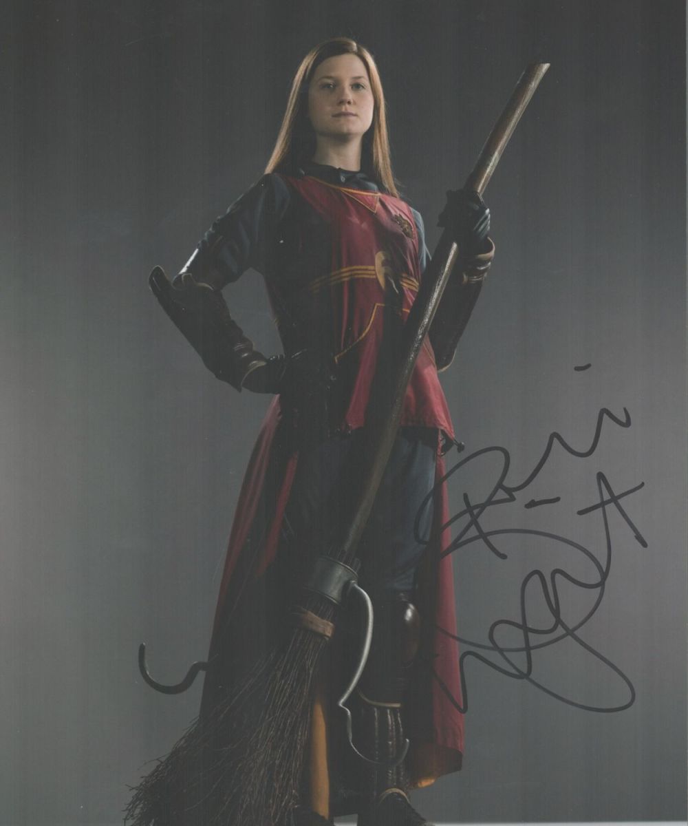 Lot 437: Actor, Bonnie Wright signed 10x8 colour photograph pictured...
