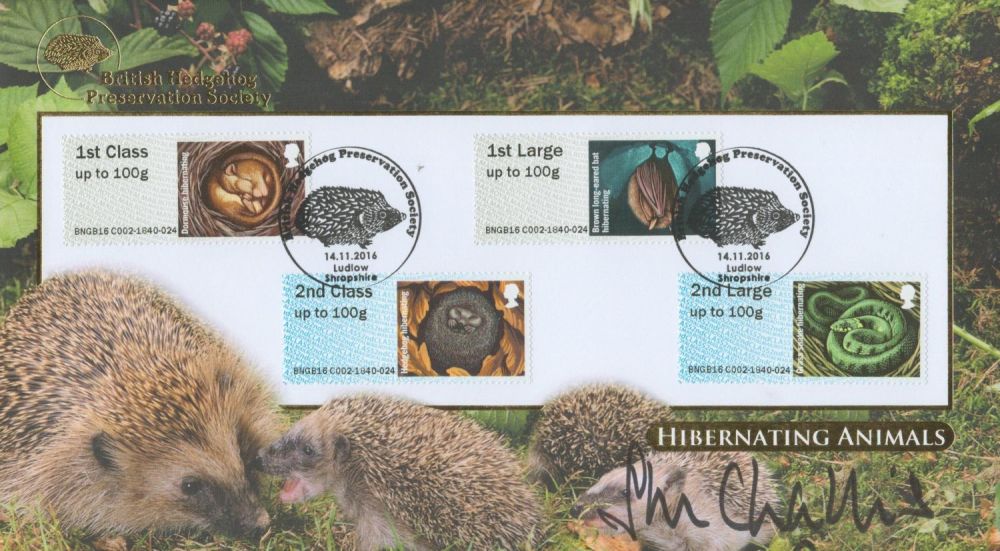 Lot 470: John challis signed Hibernating Animals FDC. Includes 4...