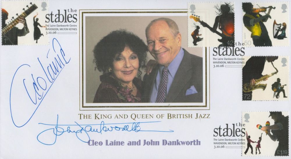 Lot 476: Cleo Laine and John Dankworth signed The Stables...