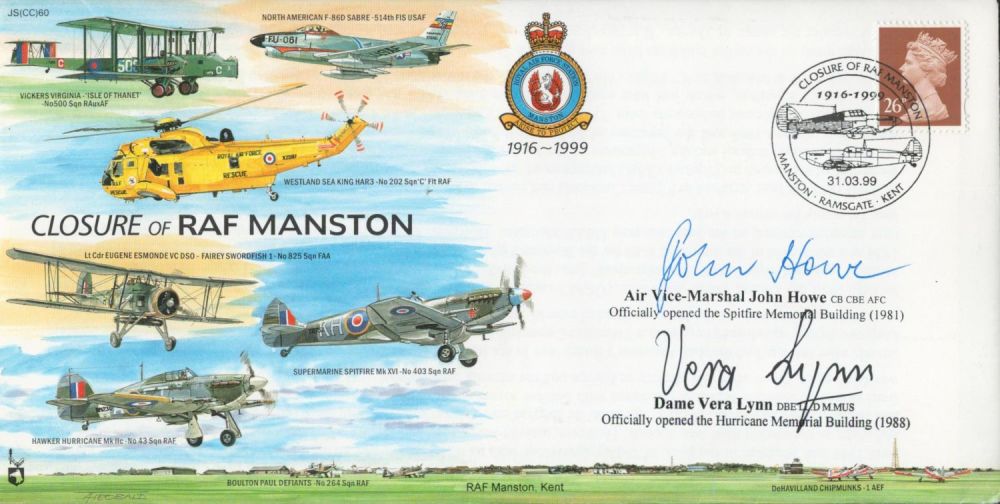 Lot 477: Dame Vera Lynn and Air Vice Marshal John...