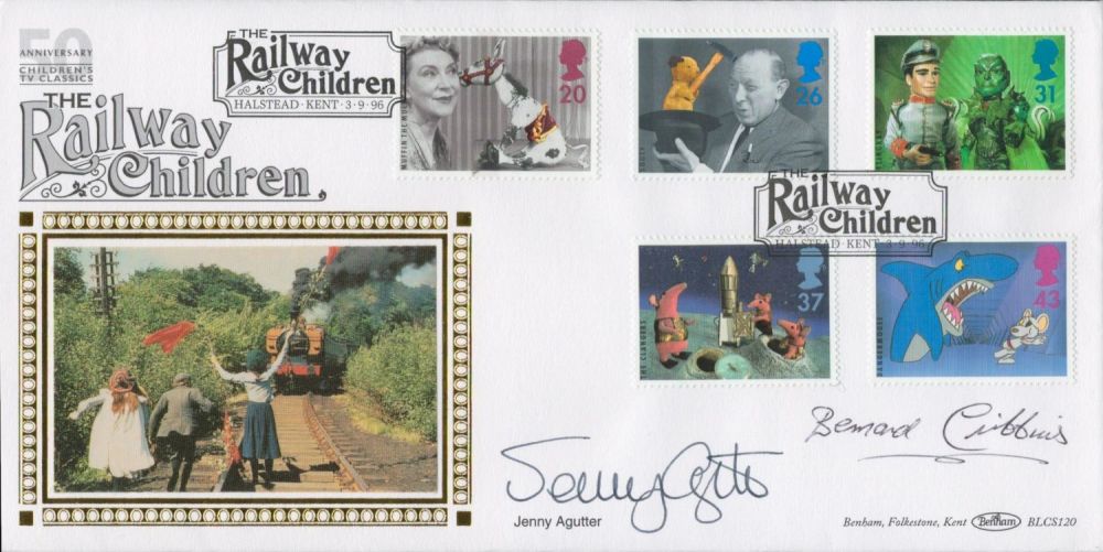 Lot 485: Jenny Agutter and Bernard Cribbins signed The Railway...
