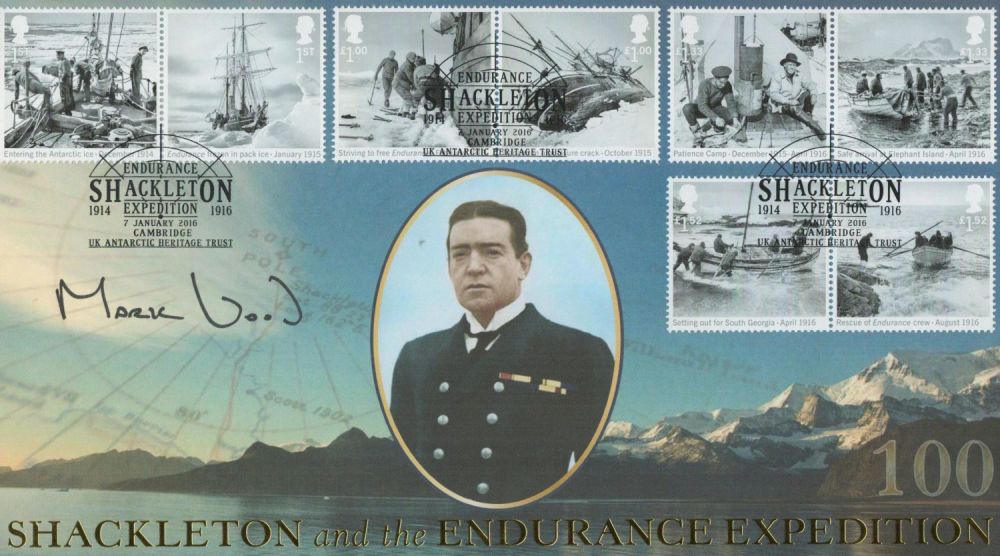 Lot 487: Mark Wood signed 100th Anniv of The Endurance...