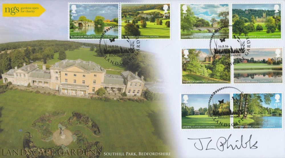 Lot 488: John Phibbs signed Landscape Gardens 300 years of...