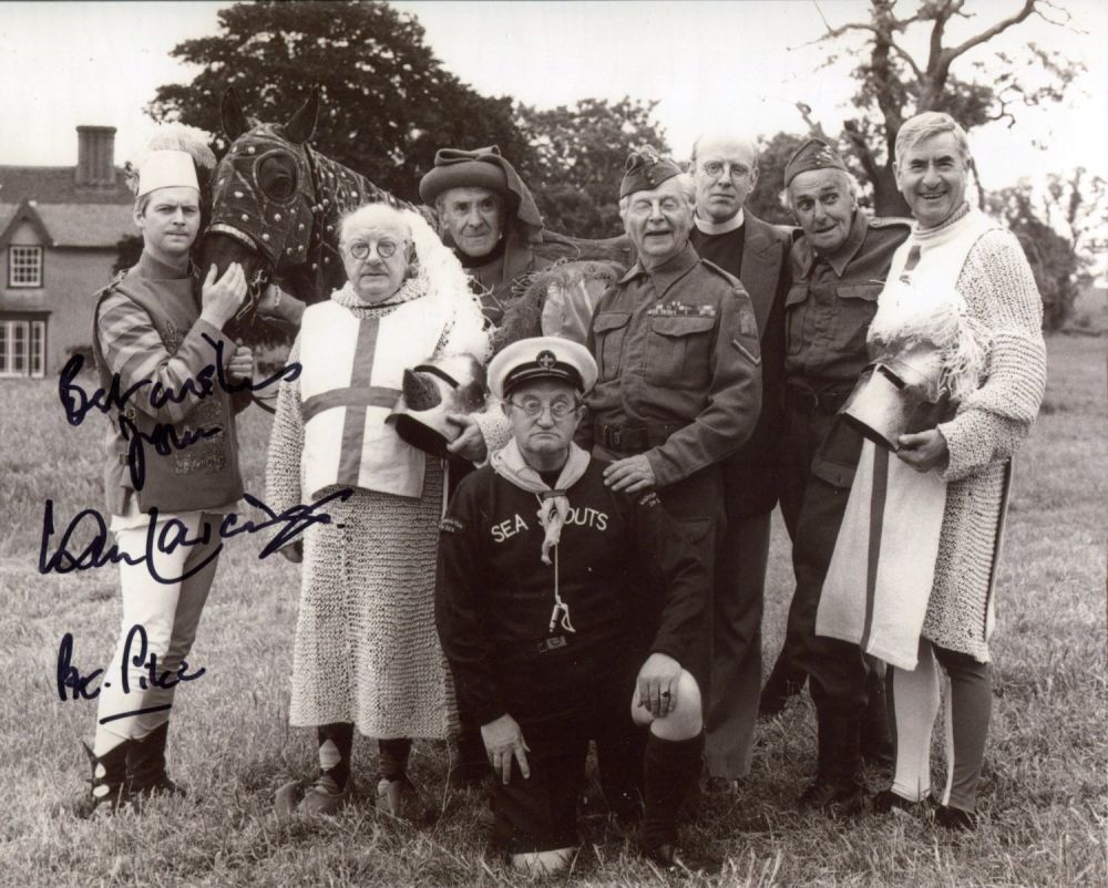 Lot 522: Dad's Army comedy series 8x10 photo signed by...