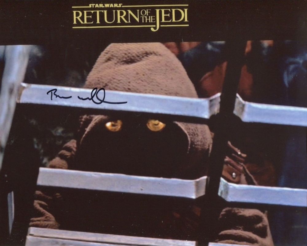 Lot 537: Star Wars 8x10 photo from Return of the...