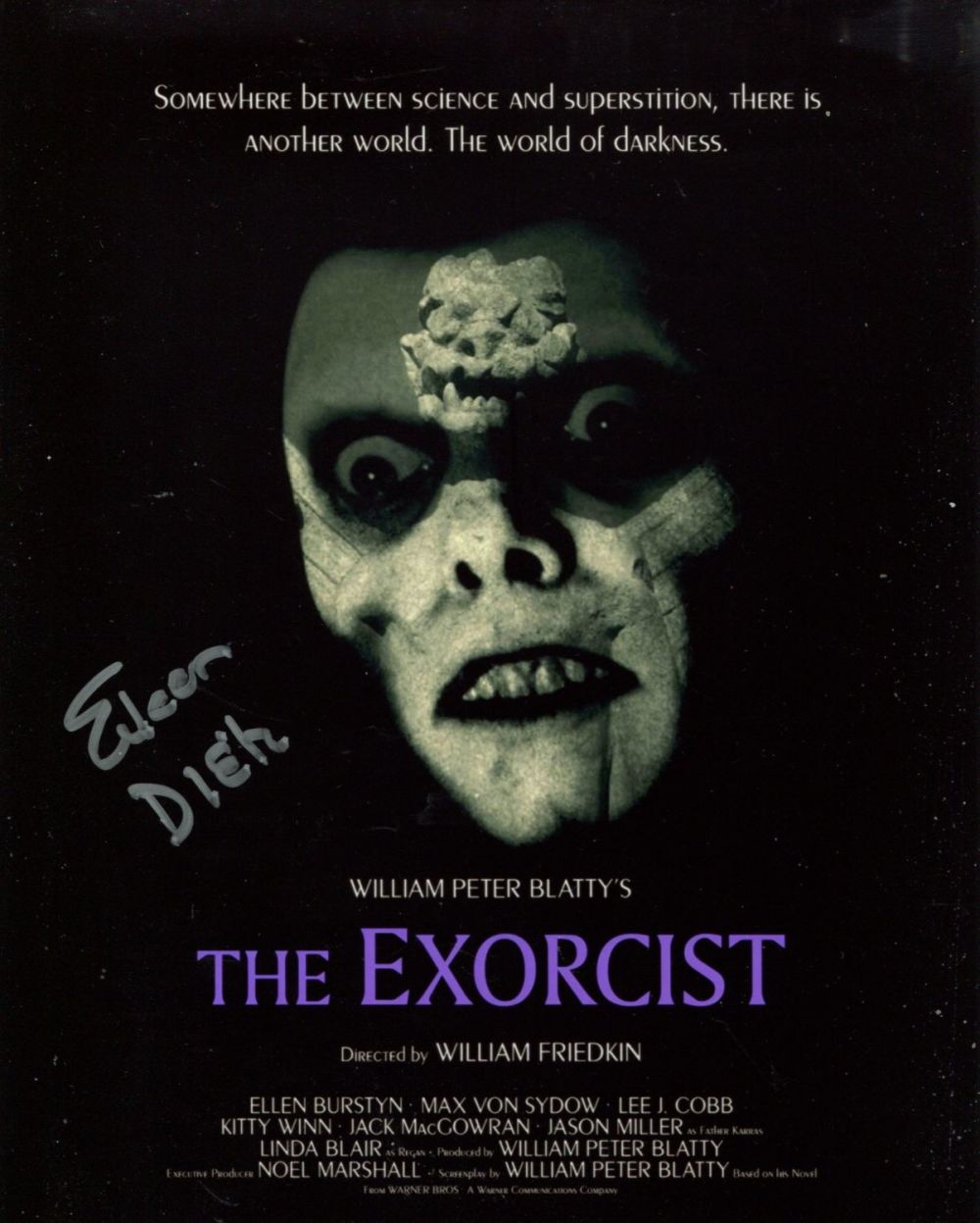 Lot 568: The Exorcist horror movie 8x10 photo signed by...