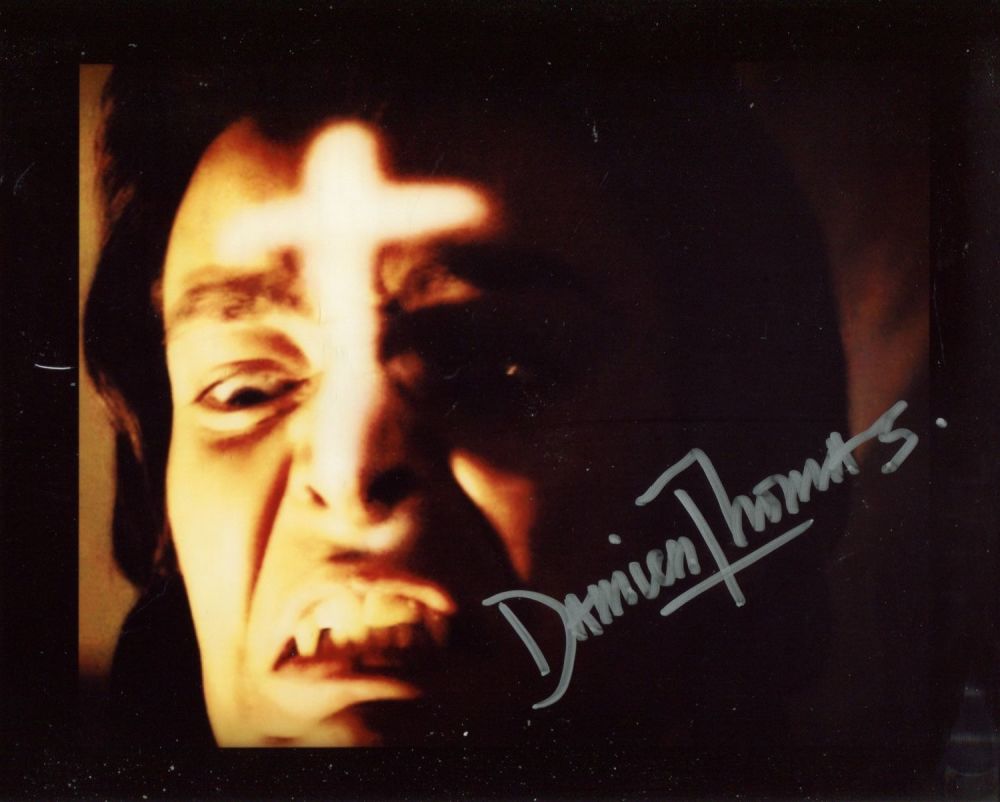 Lot 577: Twins of Evil horror movie 8x10 photo signed...