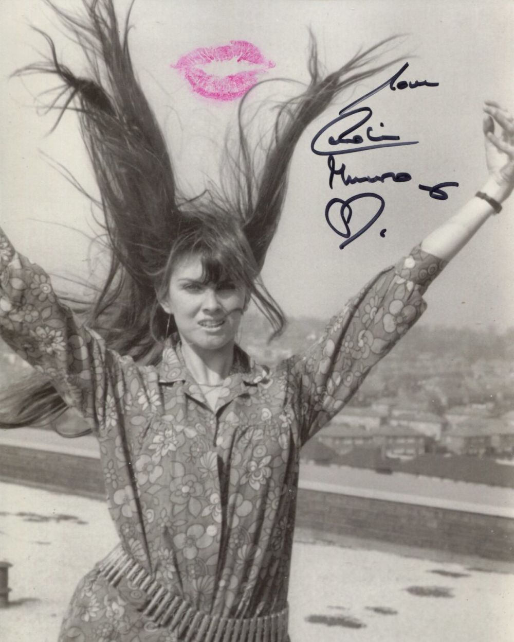 Lot 588: 007 James Bond actress Caroline Munro signed and...