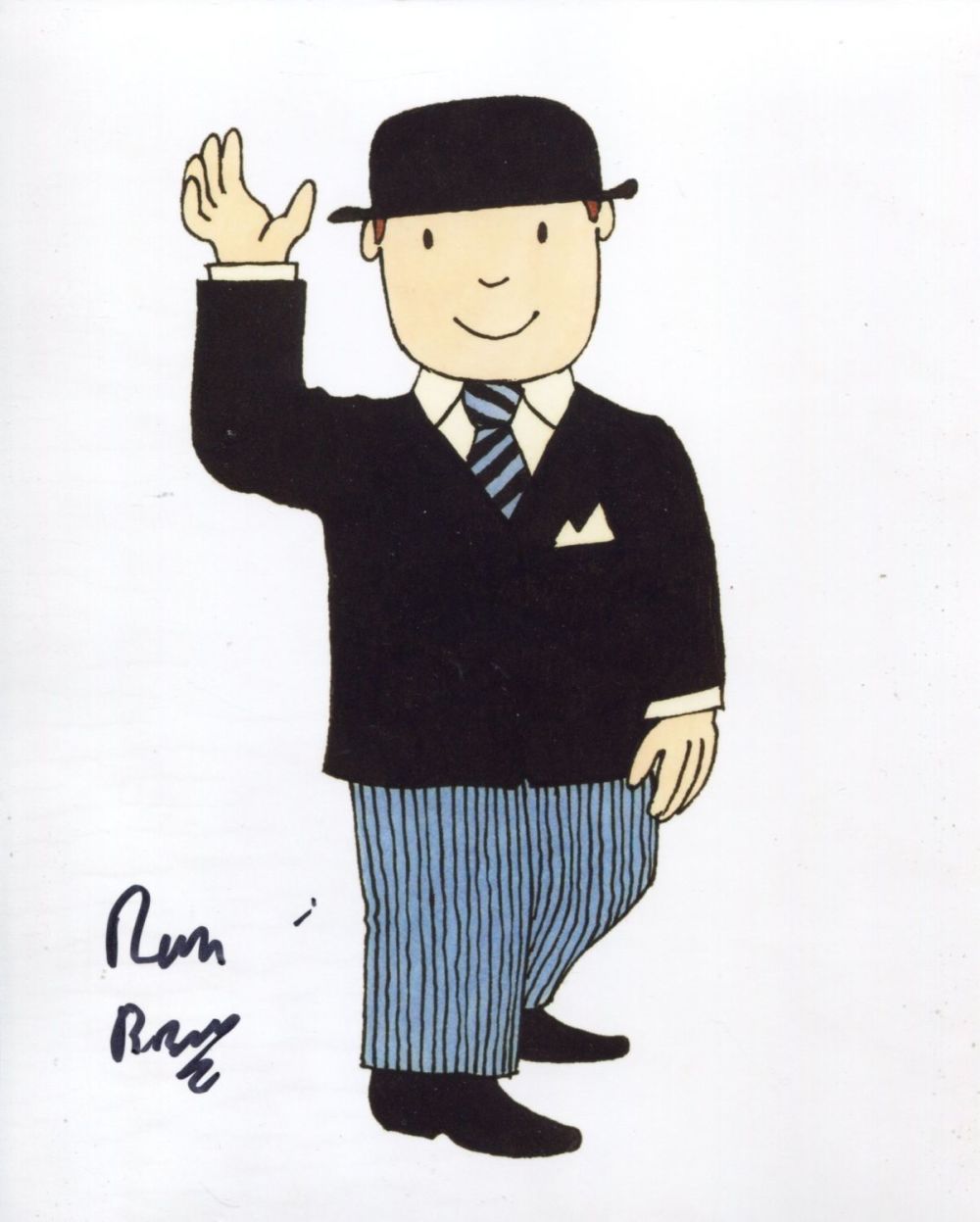 Lot 592: Mr Benn children's TV series 8x10 photo signed...