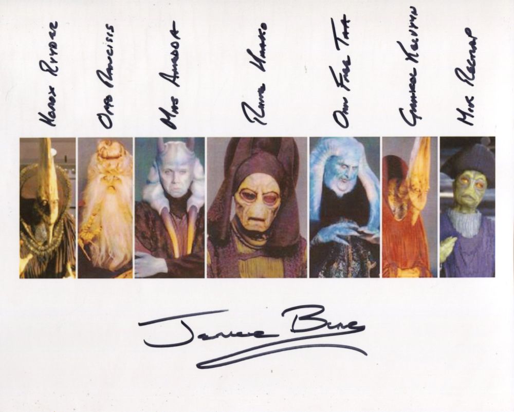 Lot 596: Star Wars 8x10 photo signed by actor Jerome...