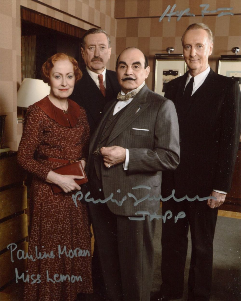 Lot 656: Poirot - TV detective drama series 8x10 photo...