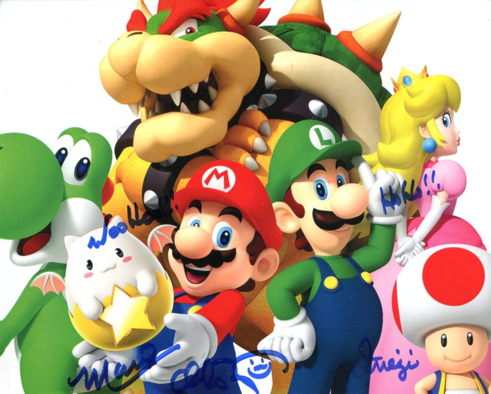 Lot 694: Super Mario Brothers 8x10 photo signed by Charles...