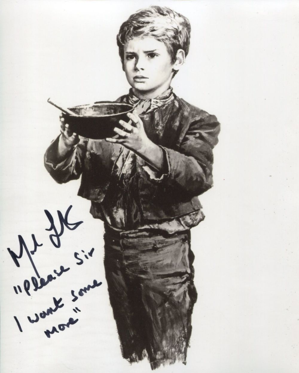 Lot 726: Oliver! 8x10 inch photo from one of the...