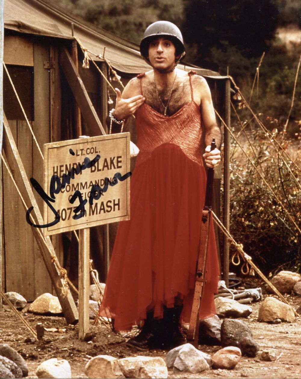 Lot 727: MASH comedy series 8x10 photo signed by actor...