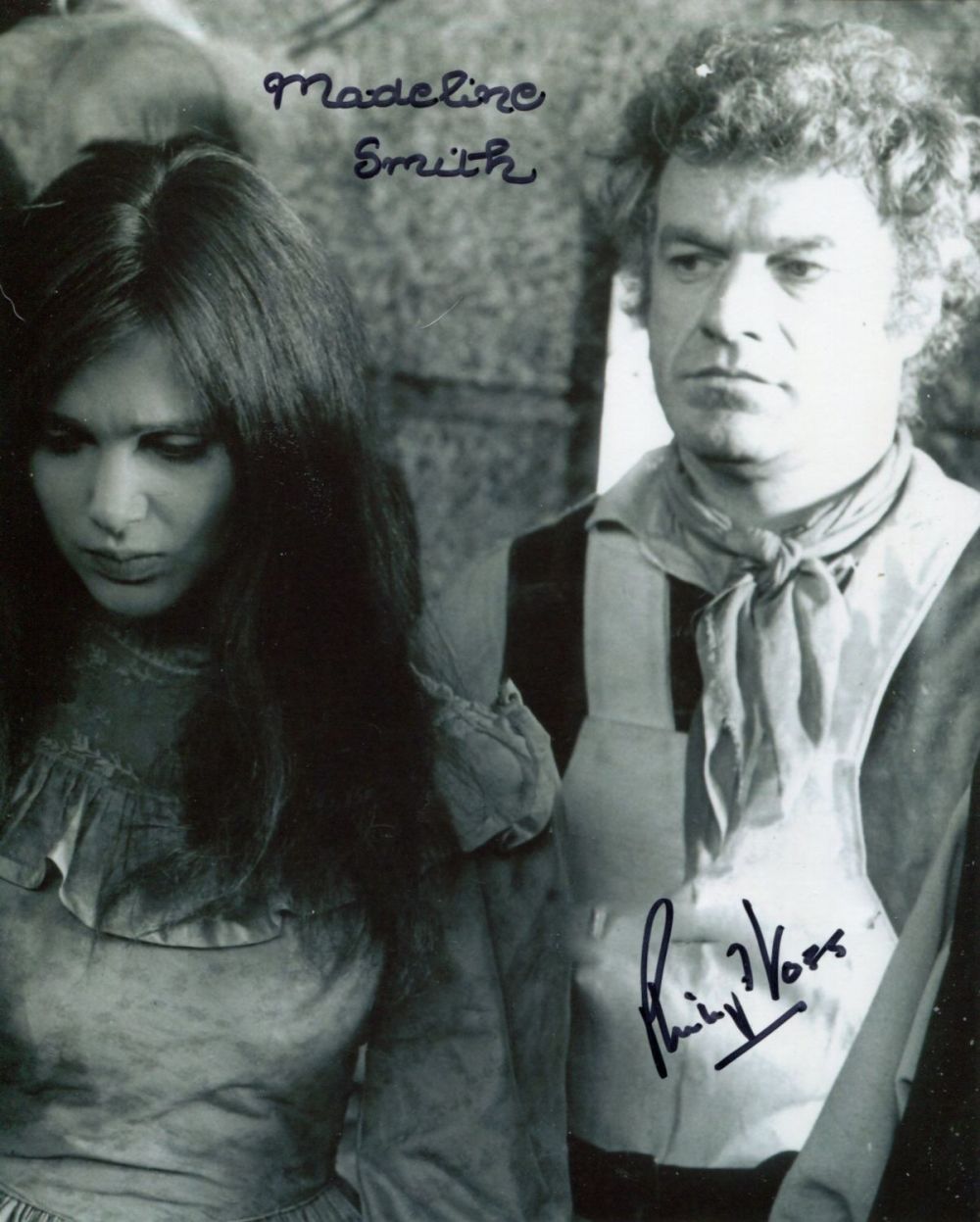 Lot 735: Frankenstein horror movie photo signed by the late...