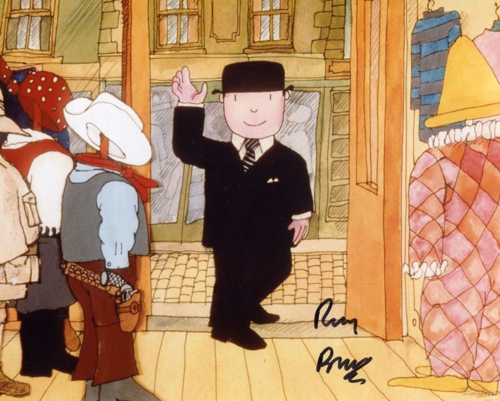 Lot 755: Mr Benn children's TV series 8x10 photo signed...
