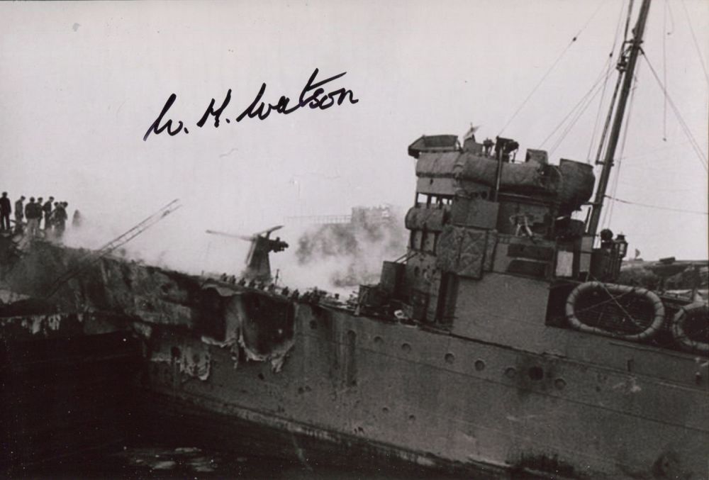Lot 772: WW2 St Nazaire Raid commando Bill Watson MC...
