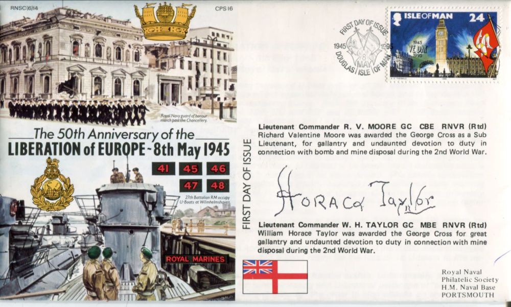 Lot 805: WW2 Liberation of Europe cover signed by Lt...