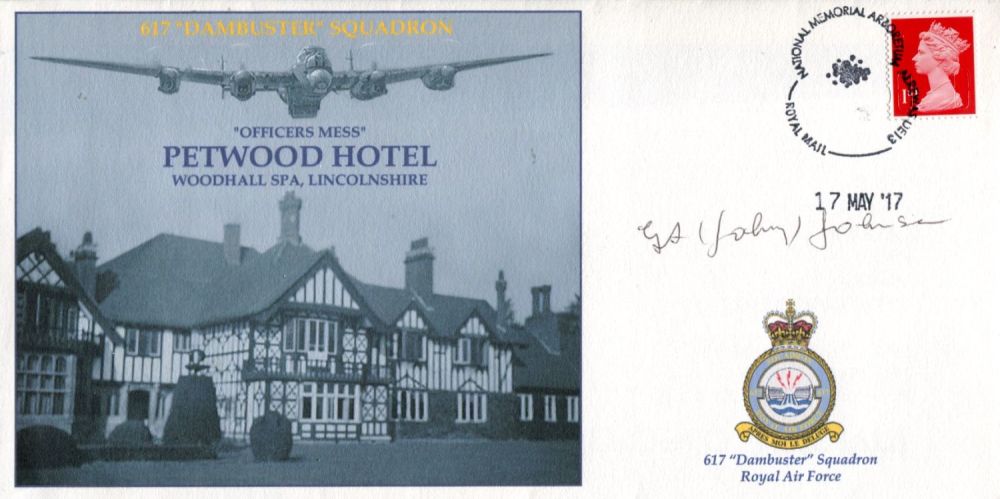 Lot 809: RAF Dambusters 617 Squadron cover signed by Dams...