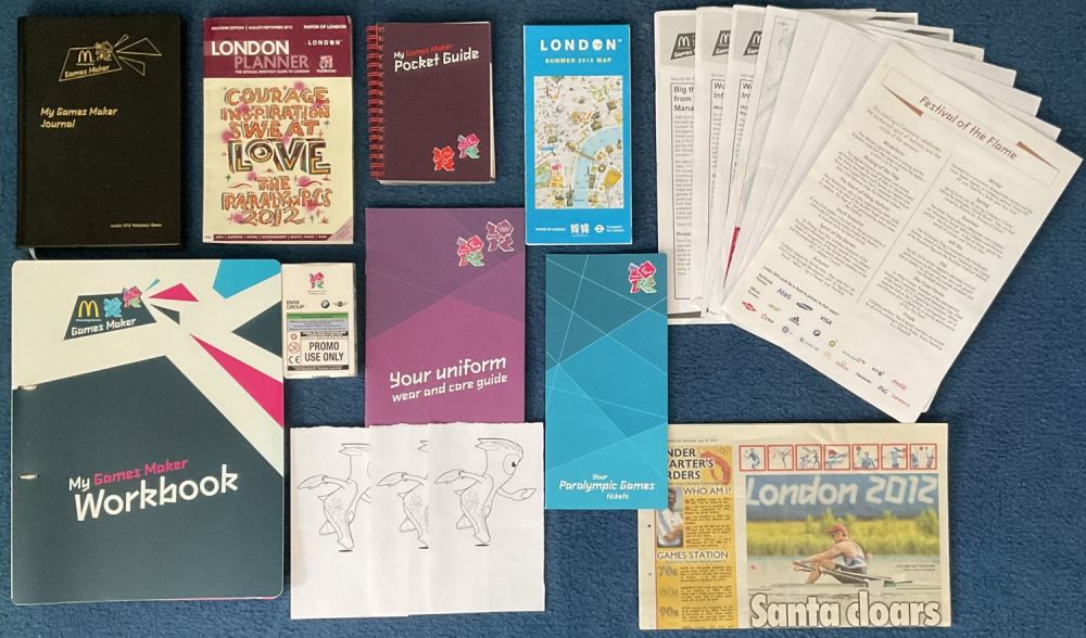 Lot 188: Olympics 2012 Collection of Assorted Paperwork, Booklets Etc....