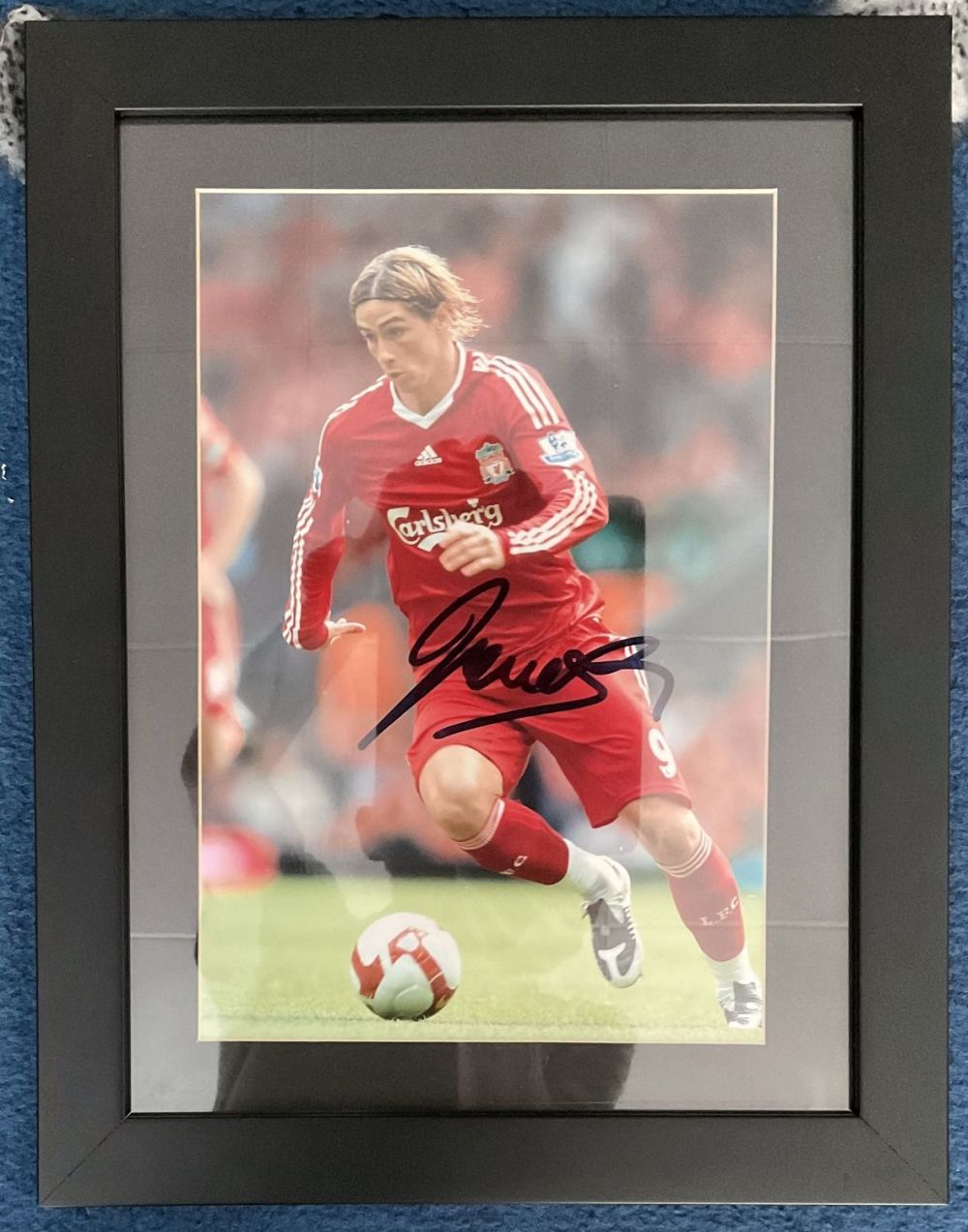 Lot 192: Football Liverpool Legend Fernando Torres Signed 12x8 Colour...