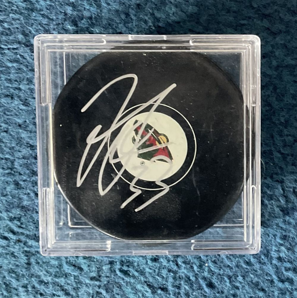 Lot 243: American Ice Hockey Defender Jordan Leopold Signed Official...