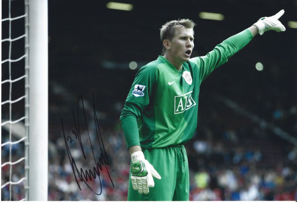 Lot 305: Tomasz Kuszczak signed Manchester United 12x8 colour photo....