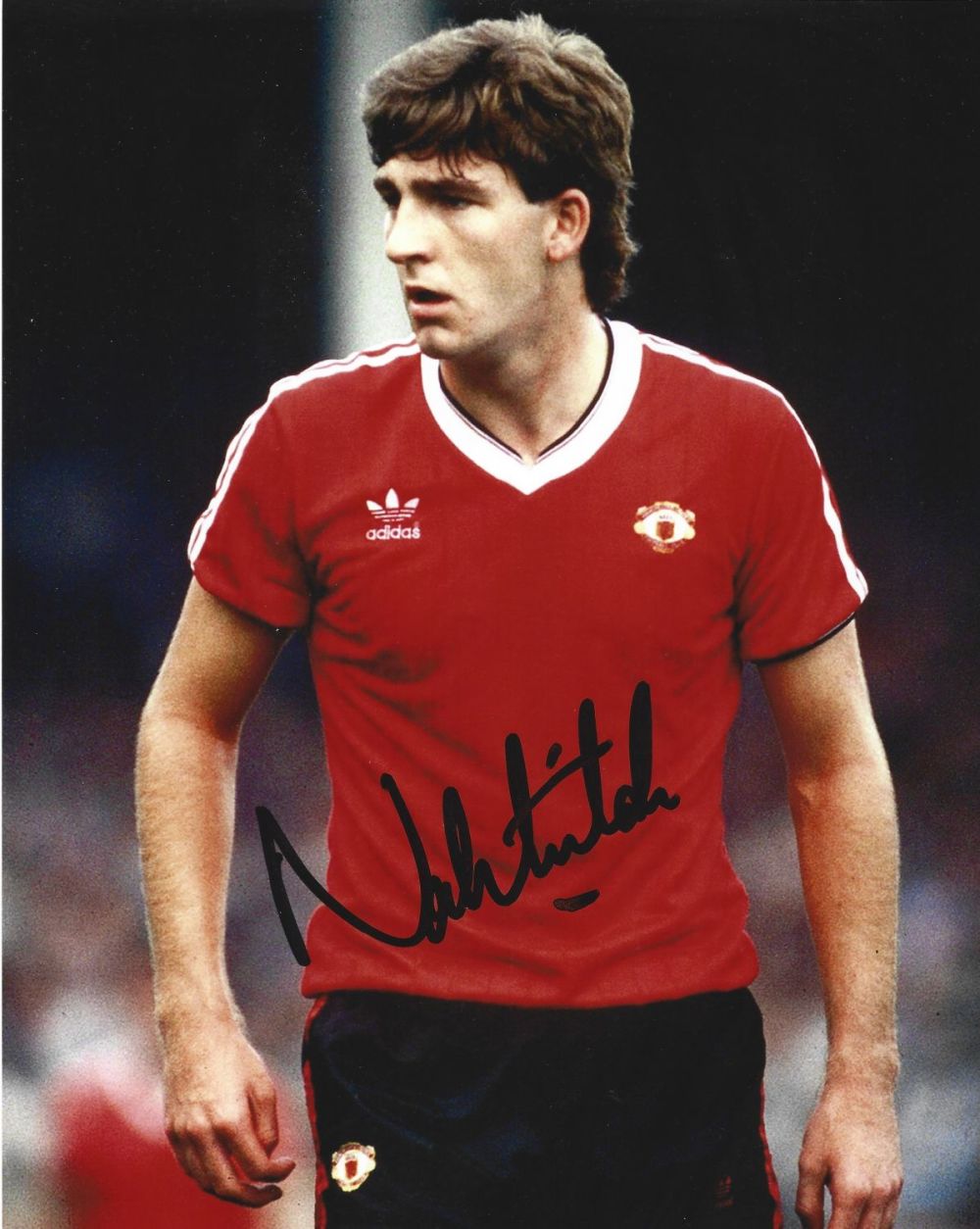 Lot 307: Norman Whiteside signed Manchester United 10x8 colour photo....