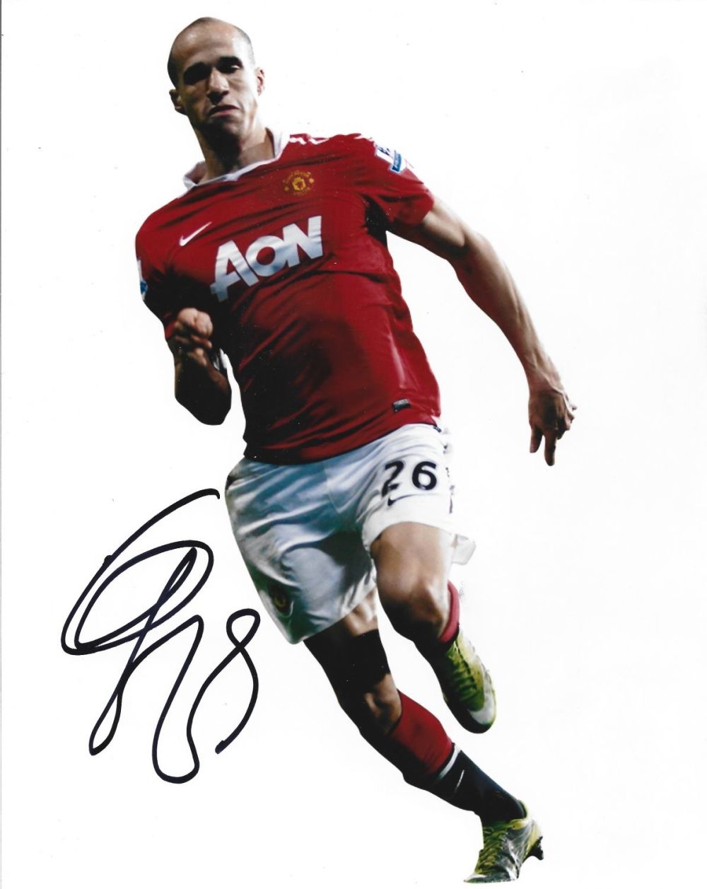 Lot 318: Gabriel Obertan signed Manchester United 10x8 colour photo....