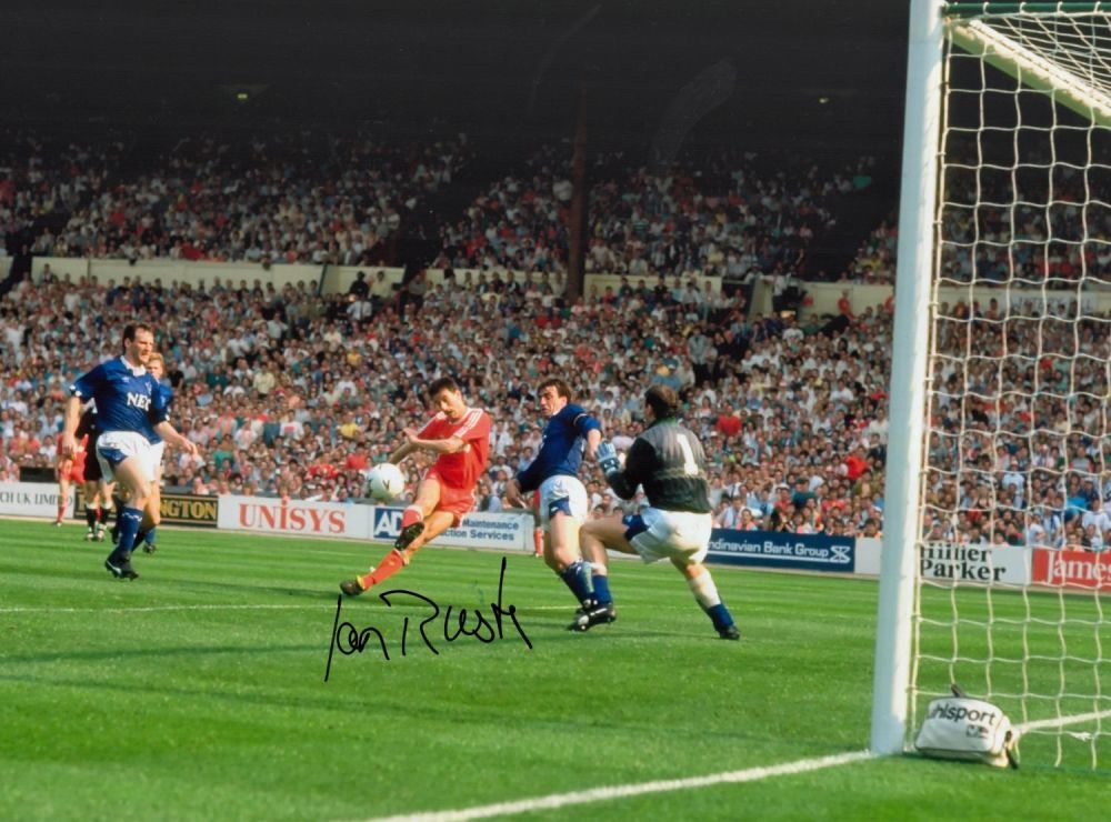 Lot 384: Football Ian Rush signed 16x12 colour photo pictured...