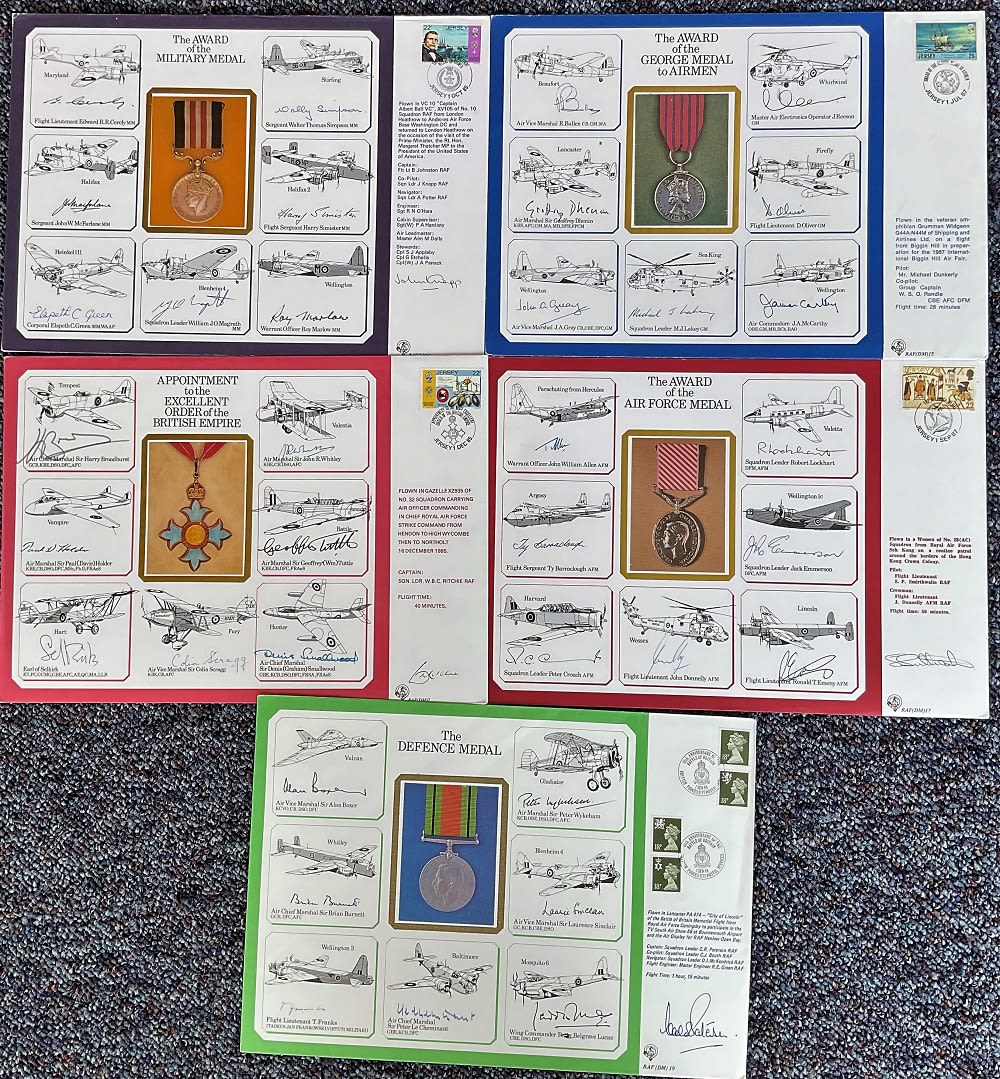 Lot 63: World War II DM Medal Large Cover Collection...