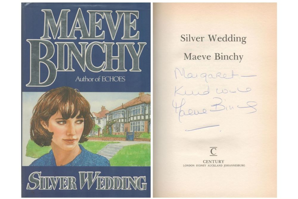 Lot 93: Maeve Binchy Signed Book Silver Wedding 1988 First...