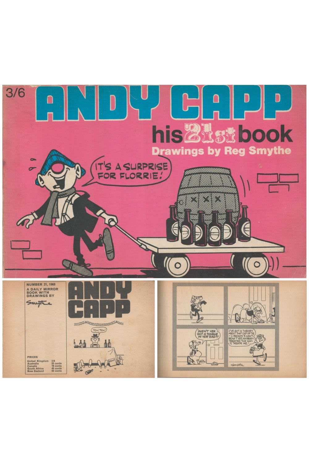 Lot 94: Andy Capp by Reg Smythe 1968 First Edition...