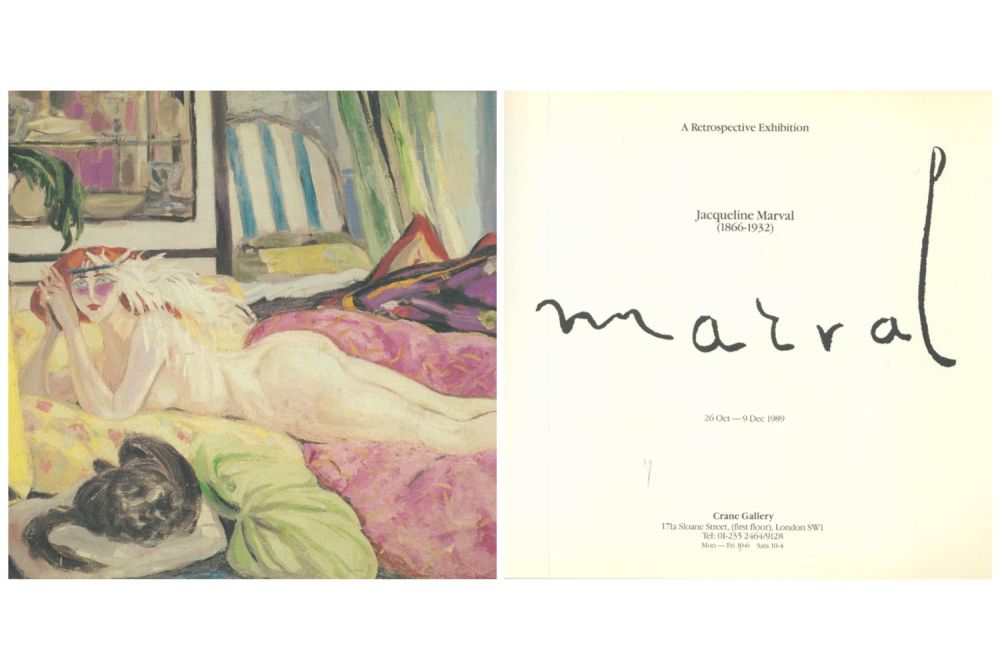 Lot 98: Jacqueline Marval 1866 1932 A Retrospective Exhibition 1989...