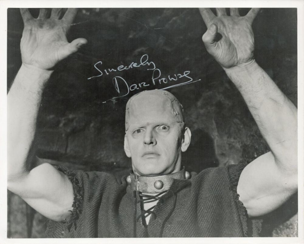Lot 126: Dave Prowse signed 10x8 black and white photo....