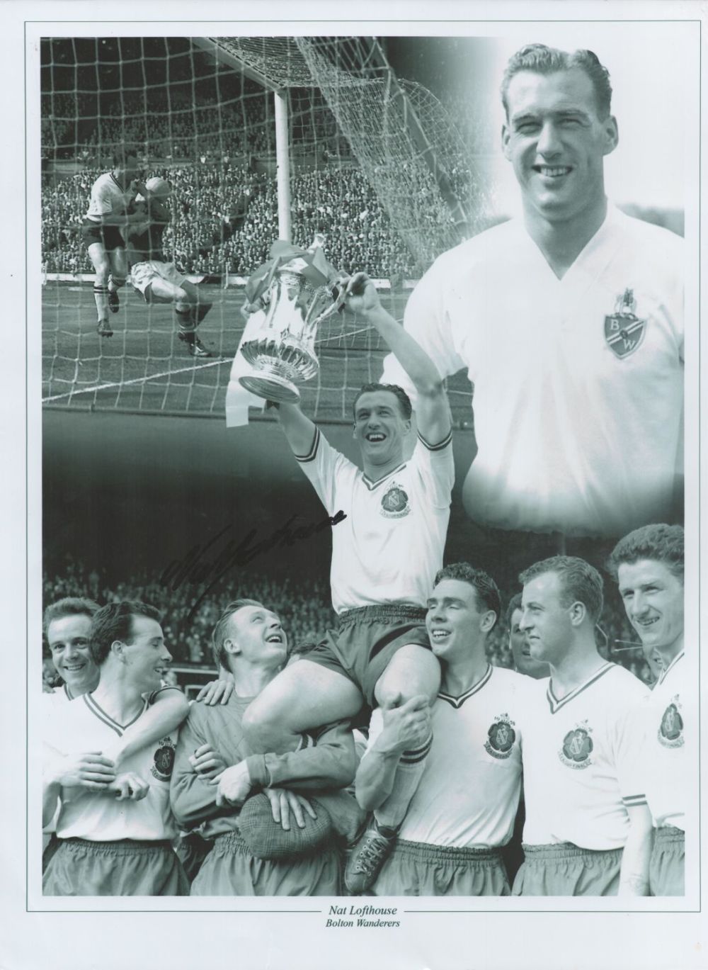 Lot 154: Football Bolton Wanderers and England Legend Nat Lofthouse...