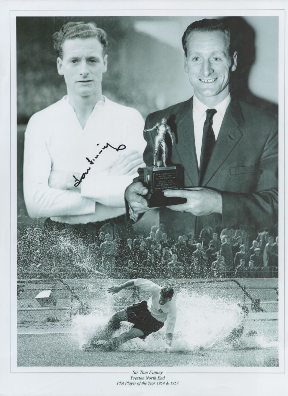 Lot 167: Football Collection of 5 Signed 16x12 Photos. Tom...