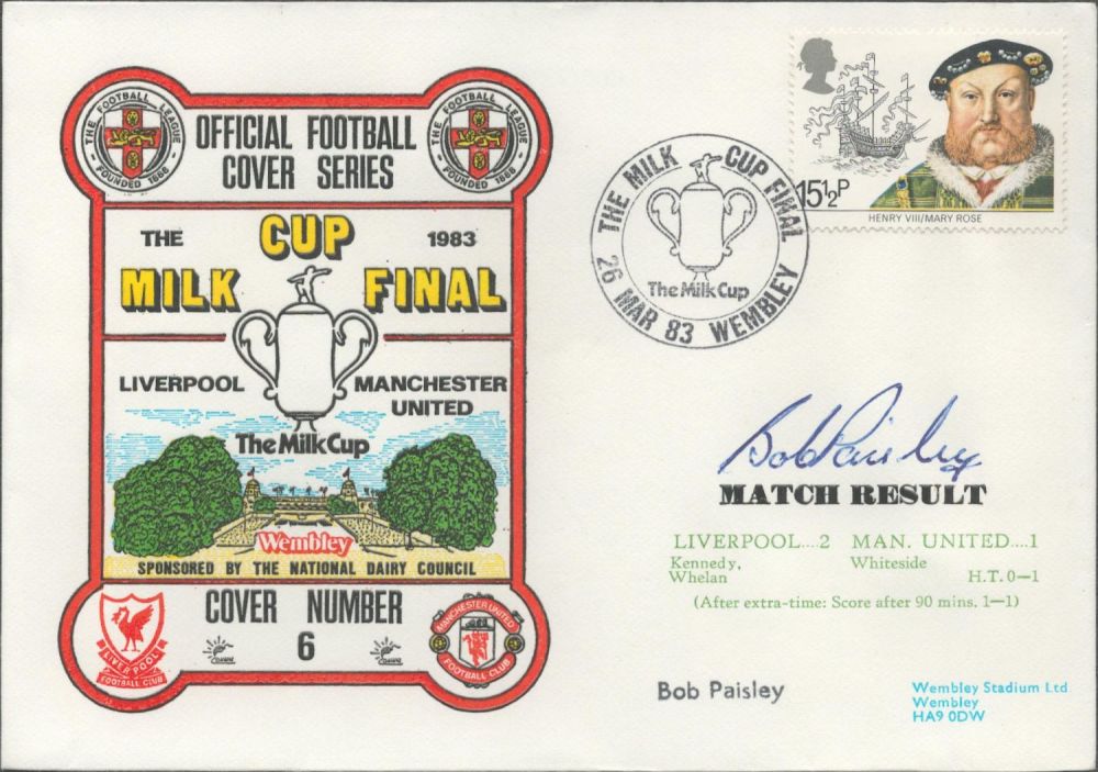Lot 152: Liverpool V Manchester United 1983 Dawn Official Football...