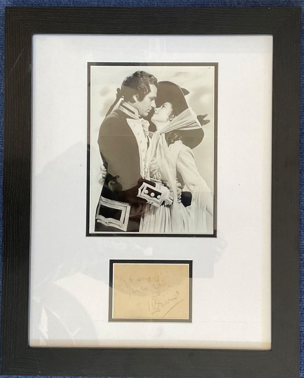 Lot 170: Actors, Laurence Olivier and Vivien Leigh professionally double...