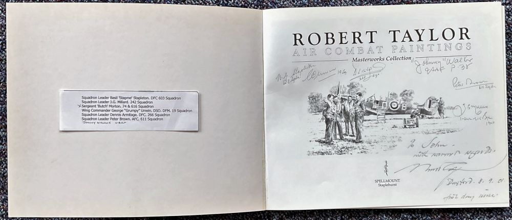 Lot 191: Robert Taylor Air Combat Paintings Masterworks Collection Paperback...