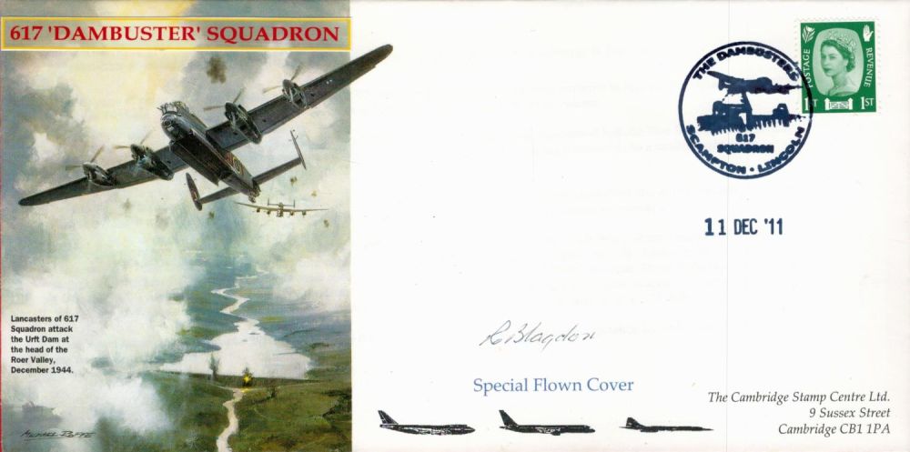 Lot 164: WW2 W/O Reginald Blagdon Signed 617 Sqn Special...